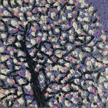 "blooming tree" başlıklı Tablo Reuven Dattner tarafından, Orijinal sanat, Petrol