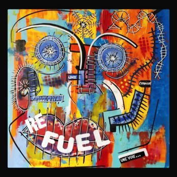Painting titled "Re-fuel" by Reyolenjoy, Original Artwork, Acrylic