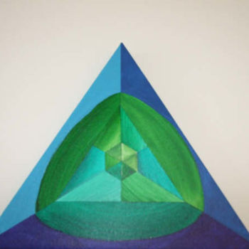 "Triosphere Acrylic…" başlıklı Tablo Richard Mangold tarafından, Orijinal sanat, Petrol