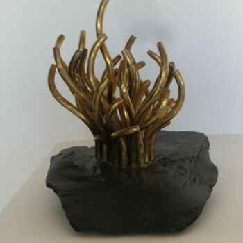 Scultura intitolato "Anemone" da Richard Blaas, Opera d'arte originale, Metalli