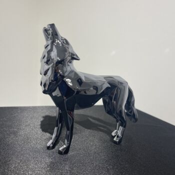 雕塑 标题为“Wolf Spirit (Pearl…” 由Richard Orlinski, 原创艺术品