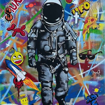 绘画 标题为“Space Fun” 由Rinalds Vanadzins, 原创艺术品, 丙烯