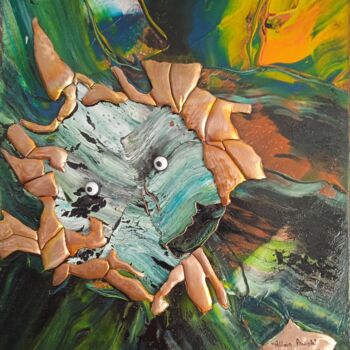 Pintura titulada "" Allain Proviste "" por Riquet Faure, Obra de arte original, Oleo Montado en Bastidor de camilla de madera