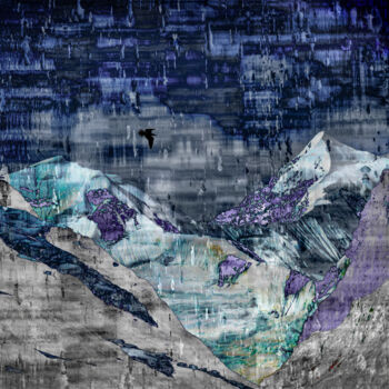 Digital Arts με τίτλο "Glacier Flight" από Robbi Ling Montgomery, Αυθεντικά έργα τέχνης
