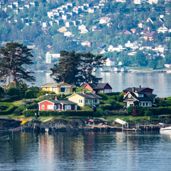 Fotografie getiteld "Serenity in Oslo" door Robbi Ling Montgomery, Origineel Kunstwerk