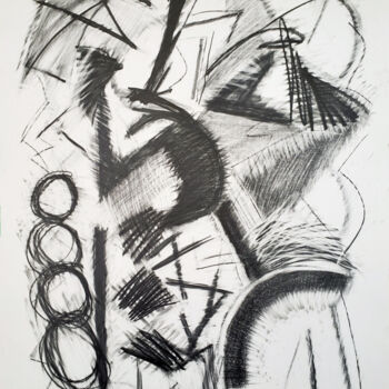 Drawing titled "glsfrm.14" by Robert Winslow, Original Artwork, Graphite