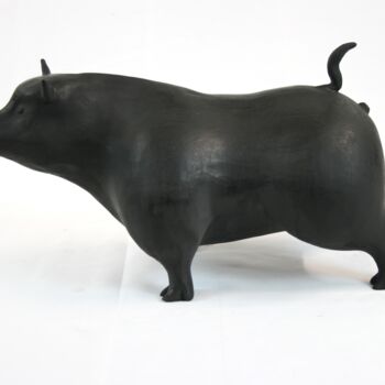 Γλυπτική με τίτλο "Boar" από Roberto Barbuti, Αυθεντικά έργα τέχνης, Πυλός