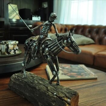 Escultura titulada "Polo" por Roberto Zaya, Obra de arte original, Metales