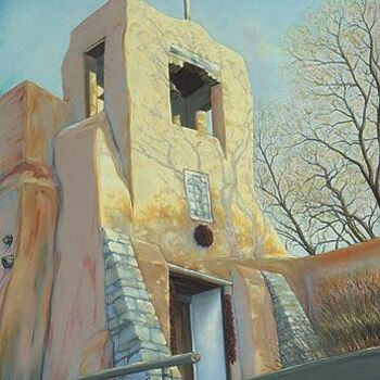 「San Miguel Chapel」というタイトルの描画 Robin Molsによって, オリジナルのアートワーク