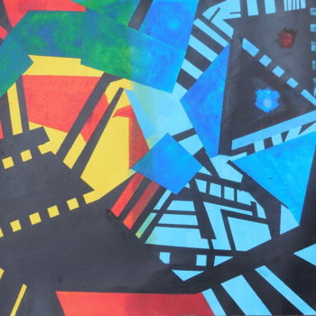 Malerei mit dem Titel "abstraction.jpg" von Mdamesoleil, Original-Kunstwerk, Acryl
