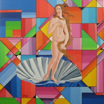 Painting titled "VENUS BOTTICELLI." by Sergio Roffe S, Original Artwork