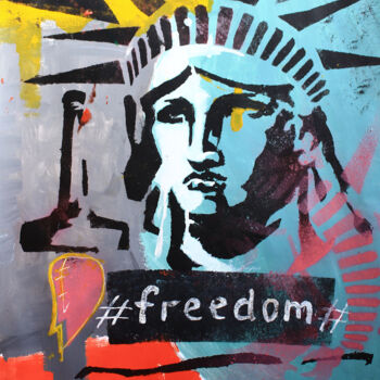Malerei mit dem Titel "Liberty" von Roman Rabyk, Original-Kunstwerk, Acryl