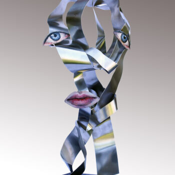 雕塑 标题为“man of steel” 由Roman Rabyk, 原创艺术品, 不锈钢