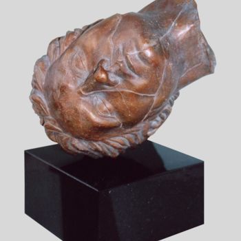 Rzeźba zatytułowany „antique-face.jpg” autorstwa Romuald Wisniewski, Oryginalna praca, Metale