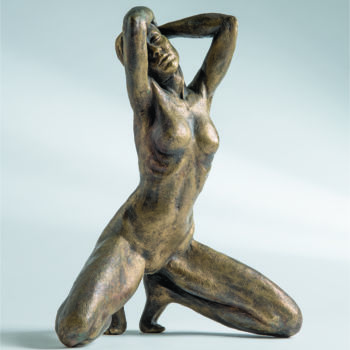 Sculpture intitulée ""No secret"" par Romuald Wisniewski, Œuvre d'art originale, Métaux