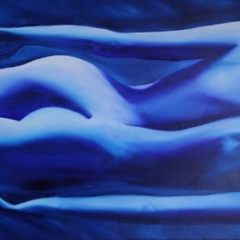Картина под названием "La sensualité" - Romuald Canas Chico, Подлинное произведение искусства, Масло