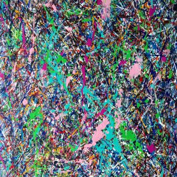 Painting titled "Chaos" by Weigand, Original Artwork, Acrylic