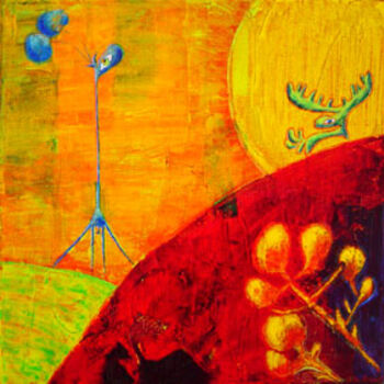 "Pleine-de-lune" başlıklı Tablo Rose Gicquiaud tarafından, Orijinal sanat