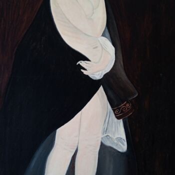 Картина под названием "Elena de Fourniere" - Roser Solà, Подлинное произведение искусства, Масло