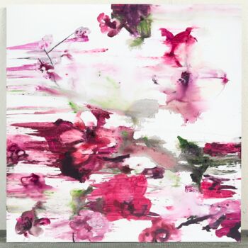 Pintura intitulada "Blurred flower 5" por Rosi Roys, Obras de arte originais, Acrílico