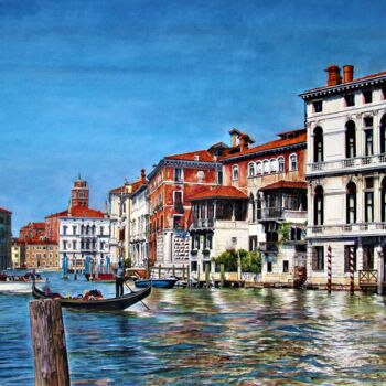 Peinture intitulée "Venezia 17" par Rüdiger Eggers, Œuvre d'art originale, Aquarelle