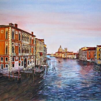 Malerei mit dem Titel "Venezia 22" von Rüdiger Eggers, Original-Kunstwerk, Aquarell