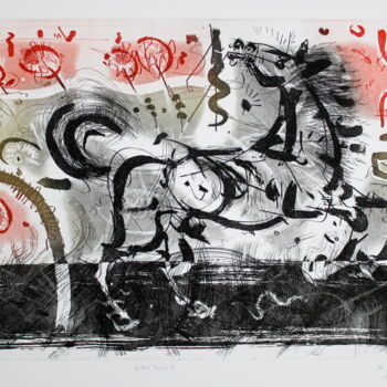 Incisioni, stampe intitolato "Extemption(cycle of…" da Rudolf Suran, Opera d'arte originale, Acquaforte