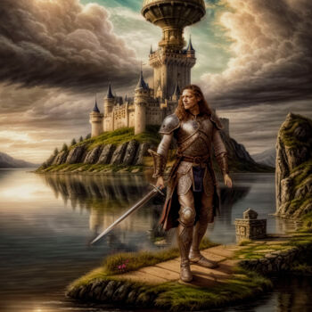 Digital Arts titled "During the Viking A…" by Rustle Extreme, Original Artwork, Digital Collage