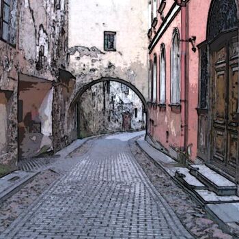 Digital Arts titled "vilnius-kazimir-st-…" by Ruta Sevo, Original Artwork