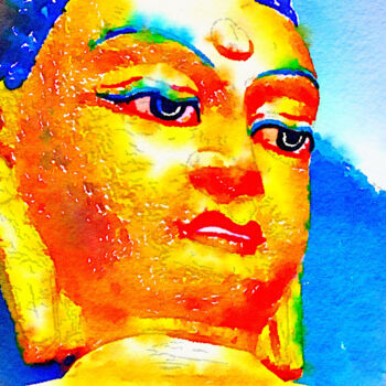 "buddha-nepal-w-effe…" başlıklı Dijital Sanat Ruta Sevo tarafından, Orijinal sanat