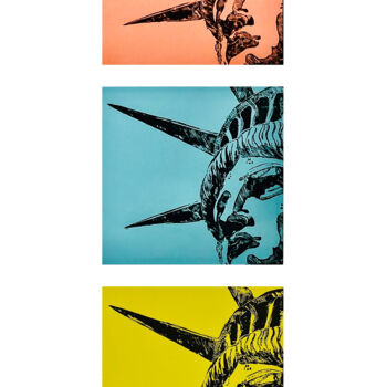 Digital Arts titled "Lady Liberty New Yo…" by Ruuton, Original Artwork, Digital Print