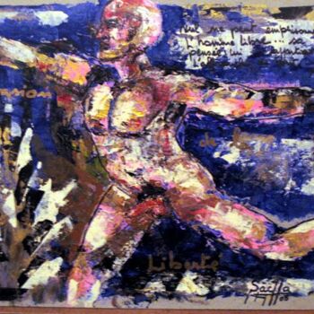 Painting titled "Liberté" by Sacha Sekeur, Original Artwork