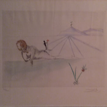 Estampas & grabados titulada "Senza titolo" por Salvador Dali, Obra de arte original, Serigrafía