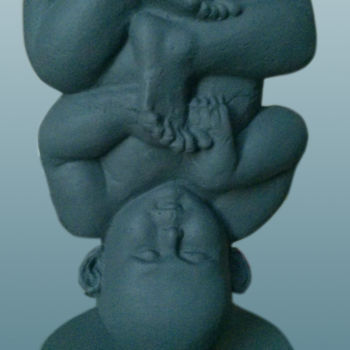 Sculpture titled "Nieuw leven" by Sam Masoud, Original Artwork, Concrete