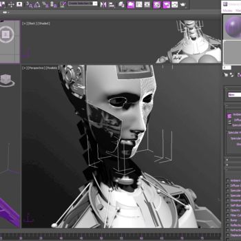 "ANAMI robot anthrop…" başlıklı Dijital Sanat Samuel De Cruz tarafından, Orijinal sanat, 3D modelleme