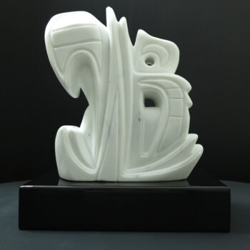 Sculpture titled "Letter B. The theor…" by Sand, Original Artwork, Stone