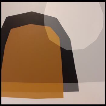 Картина под названием "IMAGINE -24" - Guena, Подлинное произведение искусства, Акрил Установлен на Деревянная рама для носил…