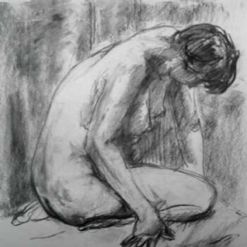 Tekening getiteld "27EA1A11006B4C3990A…" door Sandrine Wely, Origineel Kunstwerk