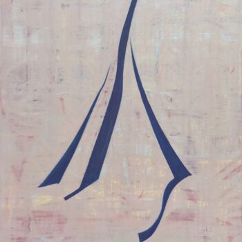 Peinture intitulée "Sous le vent" par Sannier Alain, Œuvre d'art originale, Huile Monté sur Châssis en bois