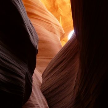 Fotografía titulada "Lower antelope cany…" por Paul Santander, Obra de arte original