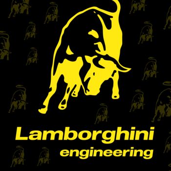 "Lamborghini Logo Wi…" başlıklı Dijital Sanat Santhiago Carvalho tarafından, Orijinal sanat, 2D Dijital Çalışma