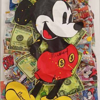 Pintura titulada "Mickey Money" por Sara Arnaout, Obra de arte original, Acrílico