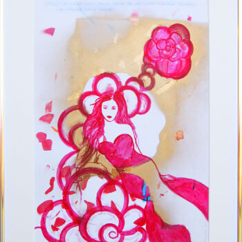 Картина под названием "For Joy XXXVIII" - Sarah I. Avni, Подлинное произведение искусства, Масло Установлен на картон