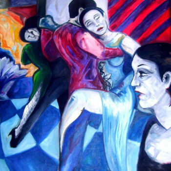 "DANCE SALÓN DE TANGO" başlıklı Tablo Sara Raquel Sarangello tarafından, Orijinal sanat, Petrol