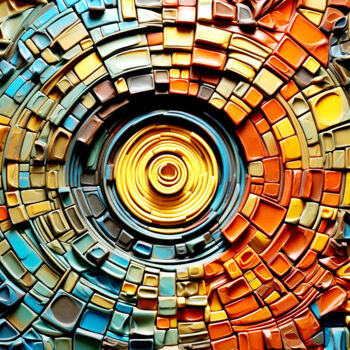 Digital Arts titled "Whirlpool-2" by Saras, Original Artwork, AI generated image