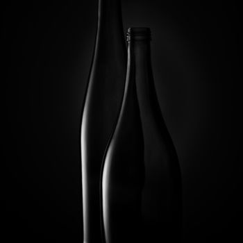 Fotografie mit dem Titel "Bottles" von Sasha Rzhondkovsky, Original-Kunstwerk, Analog Fotografie