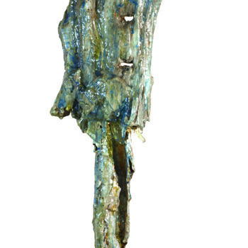 Escultura titulada "Mask" por Sbboursot, Obra de arte original, Madera