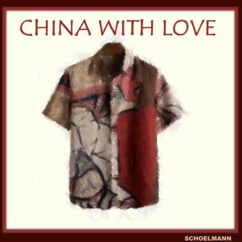 제목이 "CHINESE WITH LOVE"인 그림 Schoelmann로, 원작, 디지털 페인팅