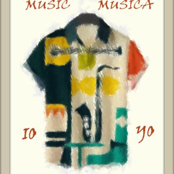 Desenho intitulada "MUSICA MODAL" por Schoelmann, Obras de arte originais, Pintura digital