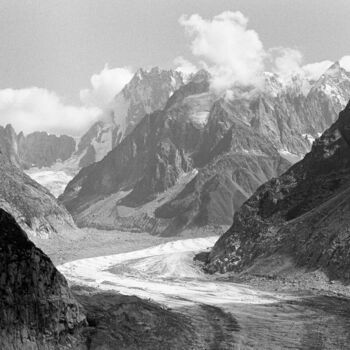 Fotografie getiteld "Mer de Glace - Mont…" door Scott Gregory Banner, Origineel Kunstwerk, Film fotografie